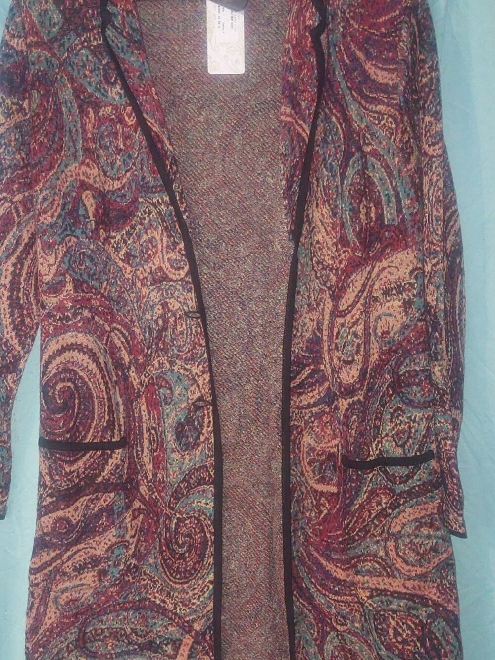 Peruvian Connection Cardigan Large - Picture 2 of 6